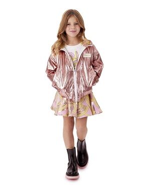 PUCCI Girls Rose Gold Jacket
